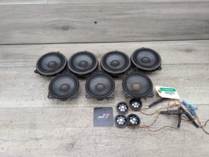 2015-2018 BMW X4 Black Top-Hifi Speaker Set (Used OEM)