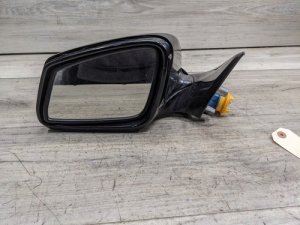 2012-2019 BMW 645Ci Blue Left Side View Mirror Assembly with Camera, Lane-Change Warning, and Auto-Dim (Used OEM)