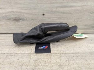 2014-2020 BMW M4 Black Leather Handbrake Lever Cover (Used OEM)