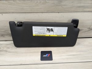 2019-2027 BMW M3 Black Sun Visor (Used OEM)