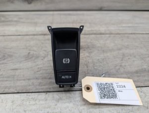2008-2014 BMW X6 Black Parking Brake Control Switch (Used OEM)