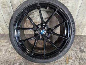 2015-2018 BMW M3 White Aftermarket Roland Forged ZY001 Wheel (BMW Style 763M Replica) - Front (Used OEM)
