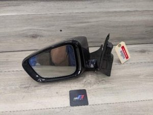 2016-2022 BMW 740i Gray Left Side View Mirror Assembly (Used OEM)