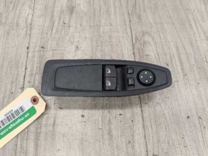 2014-2020 BMW M4 Black Driver's Side Master Window Switch with Power Folding Mirrors (Used OEM)