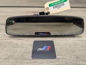 2019-2021 BMW Z4 Interior Rearview Mirror with Auto-Dimming, Alarm LED, and Garage Door Opener (Used OEM)