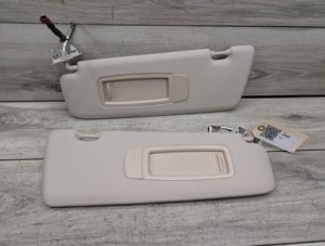  BMW X5 m Black Front Left and Right Sun Visor Set (Used OEM)