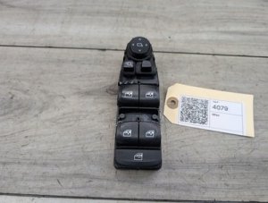 2017-2023 BMW 528i Black Front Driver Main Master Power Window Switch (Used OEM)