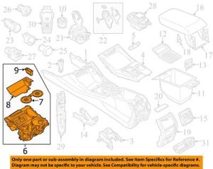 2018-2022 BMW X3 Center Console Cup Holder (Used OEM)