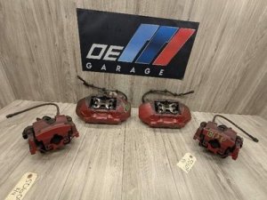 2016-2021 Mercedes-Benz C280 Red Front and Rear Brake Caliper Set (Used OEM)