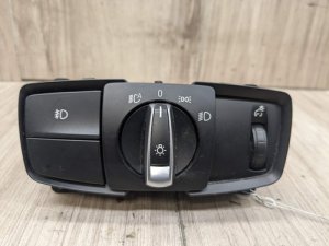 2015-2019 BMW X6 Black Light Control Switch (Used OEM)