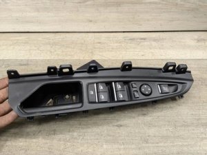 2015-2019 BMW X6 Black Front Driver Master Window Switch (Used OEM)