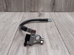 2008-2018 Audi TT Black Battery Negative Terminal Cable with Intelligent Battery Sensor (IBS) (Used OEM)
