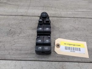 2017-2023 BMW 528i Black Front Driver Main Master Power Window Switch (Used OEM)
