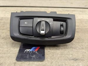 2015-2019 BMW X6 Black Dash Headlight Headlamp Switch (Used OEM)