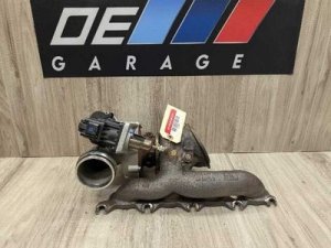 2020-2021 BMW 228i White Turbocharger with Exhaust Manifold (Used OEM)