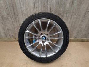2009-2015 BMW Alpina B7 Black Light Alloy Wheel M V-Spoke 302 (Used OEM)