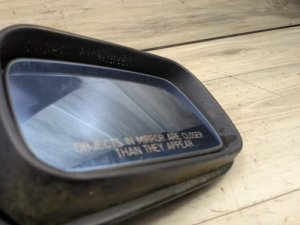 2001-2005 BMW 320i White Right Outside Mirror, Heated, with Memory, Non-Folding (Used OEM)