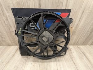 2007-2013 BMW 328i Black Radiator Cooling Fan Assembly 600W (Used OEM)