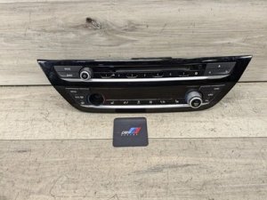 2019-2025 BMW X4 Black Front AC Climate Control and Audio Control Unit (Used OEM)