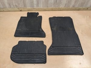 2011-2016 BMW 535i Black All-Weather Floor Mats, Front (Used OEM)