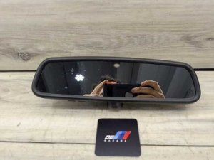 2013-2016 BMW 528i Interior Rear View Mirror with Auto-Dim (EC), Alarm LED, and Garage Door Opener (GTO) (Used OEM)