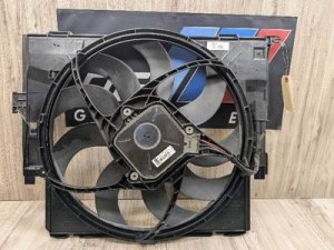 2014-2020 BMW 428i Blue Electric Radiator Cooling Fan Assembly (400W) (Used OEM)