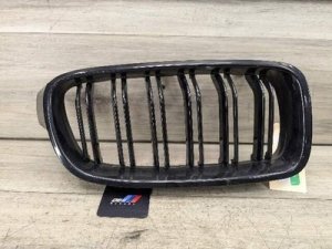 2013-2018 BMW 320i Black Front Right Kidney Grille (Used OEM)