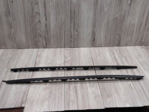2015-2019 BMW X6 Windshield Drip Molding / Side Molding Set (Used OEM)