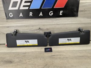 2016-2021 BMW M2 Black Sun Visor Set (Used OEM)