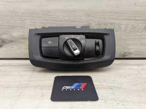 2015-2019 BMW X6 Black Headlight Fog Light Switch (Used OEM)