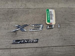 2018-2024 BMW X3 White X3 Emblem (Used OEM)