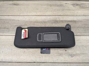 2019-2026 BMW X4 Black Right Sun Visor With Label (Used OEM)