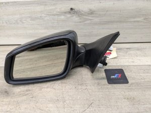 2011-2013 BMW 550i Blue Left Side View Mirror Assembly with Auto Dip and Heating (Used OEM)