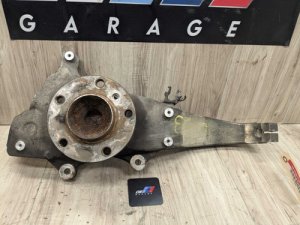 2011-2015 BMW 740i Blue Steering Knuckle, Front Left (Used OEM)