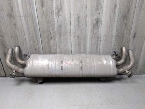 2019-2023 BMW X5 Gray Rear Muffler With Exhaust Flap (Used OEM)