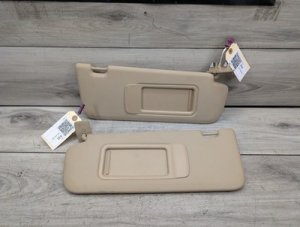 2014-2018 BMW X4 Silver Sun Visor, Left (Used OEM)