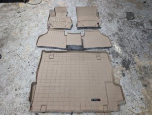 2015-2018 BMW X4 Silver Front Floor Liner Set (Used OEM)
