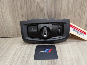 2015-2019 BMW X6 Black Dash Headlight Headlamp Switch (Used OEM)
