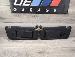2010-2017 Mercedes-Benz E250 Blue Sun Visor Set (Used OEM)