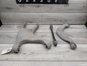 2009-2017 Audi Q5 White Rear Left Upper & Lower Control Arm Set (Used OEM)