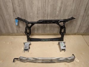2008-2017 Audi A5 Black Front End Assembly (Radiator Support, Bumper Reinforcement & Brackets) (Used OEM)