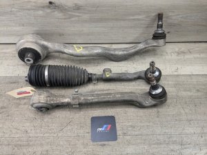2014-2020 BMW M4 Front Left Lower Control Arm and Tie Rod Set (Used OEM)
