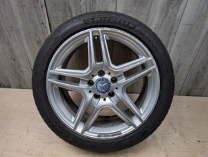 2010-2013 Mercedes-Benz E500 Blue Front Wheel, 18x8, 5 Double Spoke (Used OEM)