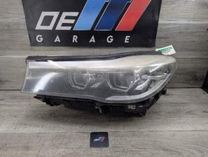 2016-2019 BMW 750i Left Driver LED Adaptive Headlight (Used OEM)