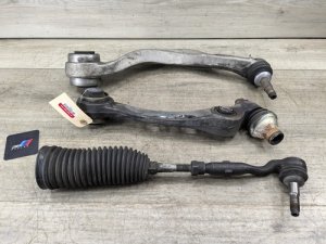 2010-2017 BMW 528i Front Right Suspension Control Arm and Tie Rod Kit (Used OEM)