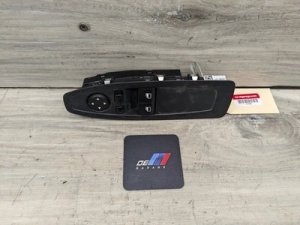 2015-2020 BMW M4 White Driver Side Master Window Switch (Used OEM)