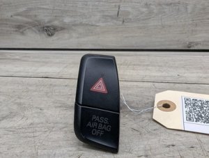 2009-2017 Audi Q5 White Hazard Warning Light Switch (Used OEM)