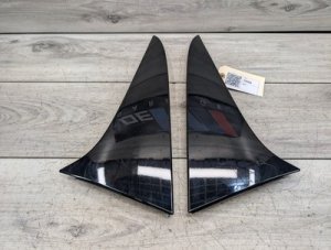 2014-2018 BMW X5 Black Rear Tailgate Spoiler Molding, Right (Used OEM)