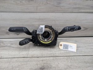 2009-2017 Audi Q5 White Steering Column Switch Module with Clock Spring and Angle Sensor (Used OEM)