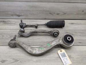  BMW 3 series Black Suspension Control Arm and Tie Rod Set - Front (Used OEM)